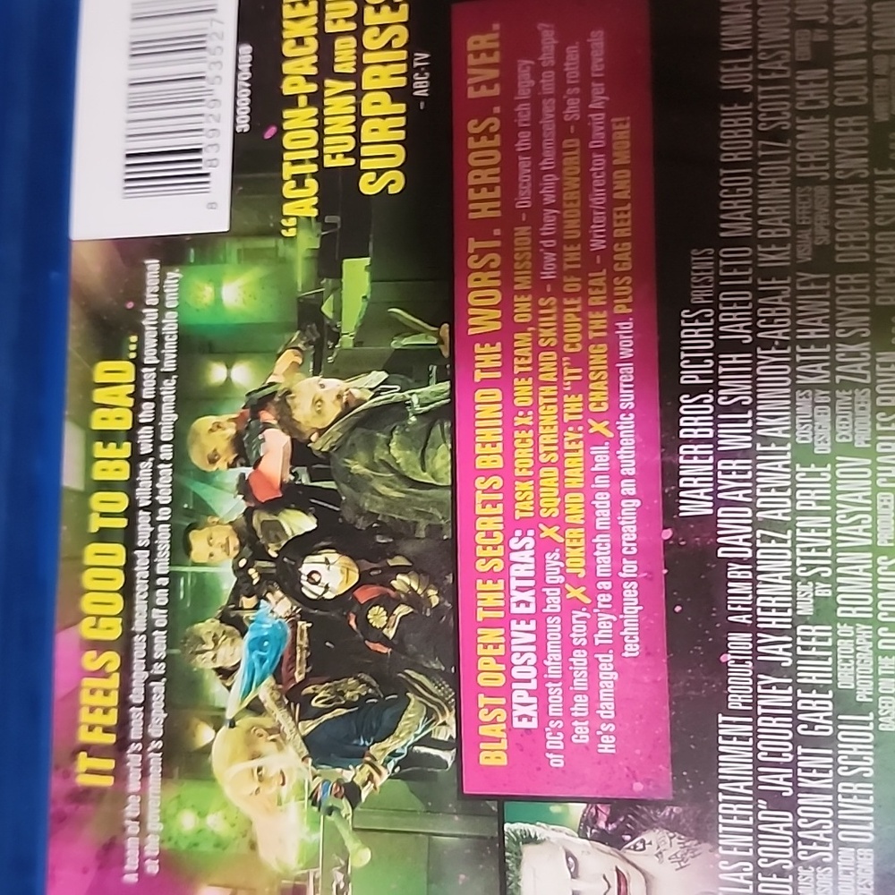Suicide Squad Extended Cut Blu-ray. PG-13.  3-DVD SET - Picture 11 of 11